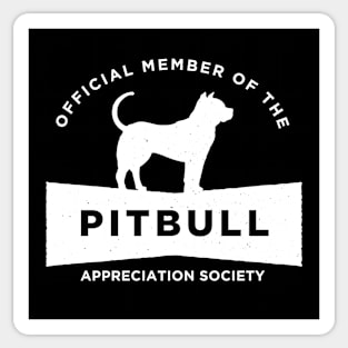 Pitbull Appreciation Society Sticker